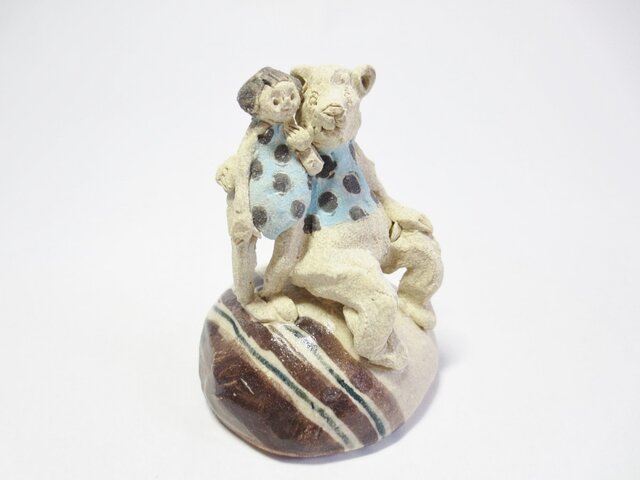 クマと金太郎 -おそろい水玉-の画像1枚目