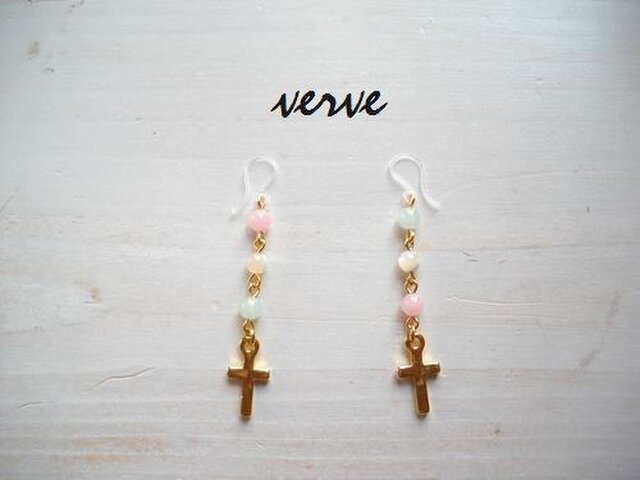 Cross Pierce(樹脂ピアス)の画像1枚目