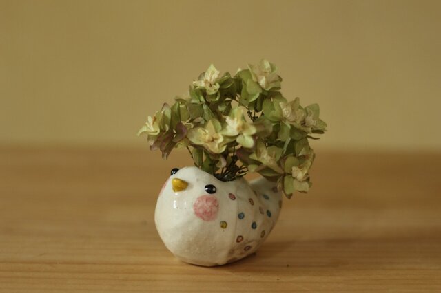 とりの花入れ。の画像1枚目