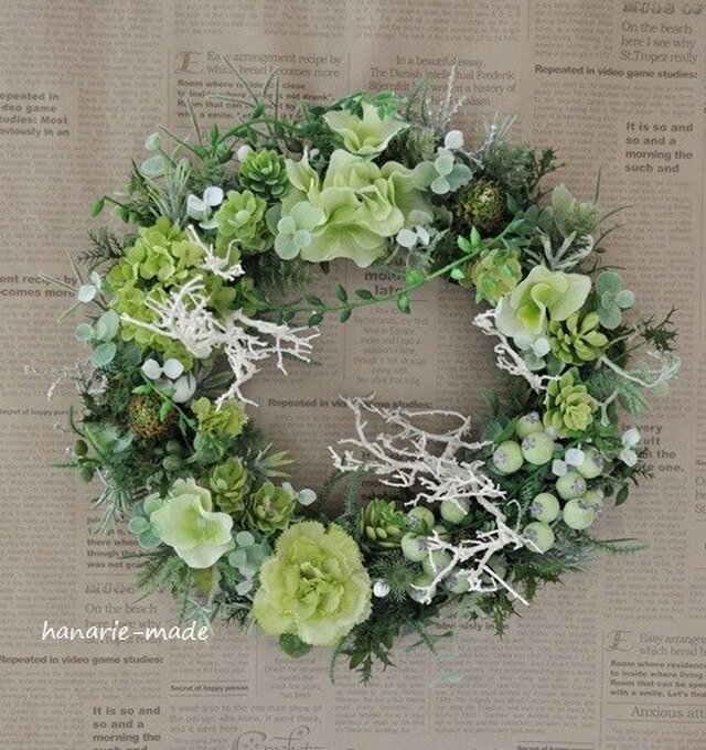 シーブッシュとグリーン:wreathの画像1枚目