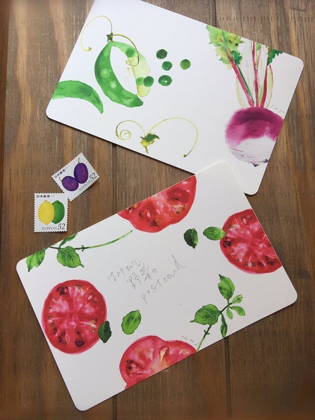 Fresh Vegetables お好きなカード2枚セレクトの画像1枚目