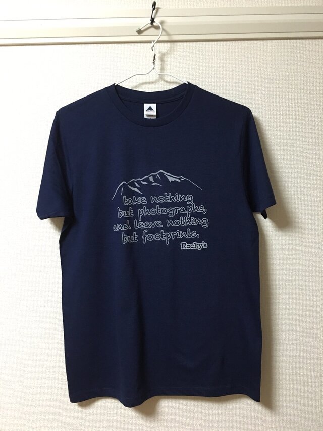 【Mountain】Rocky's オリジナルTシャツ ネイビーの画像1枚目