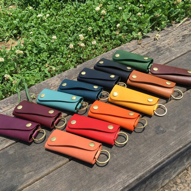 イタリアンレザーブッテーロ キーケース 13色展開 受注生産の画像1枚目