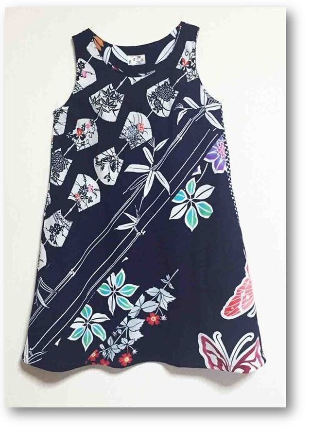 70浴衣クレイジーワンピース(Lサイズ/長め）