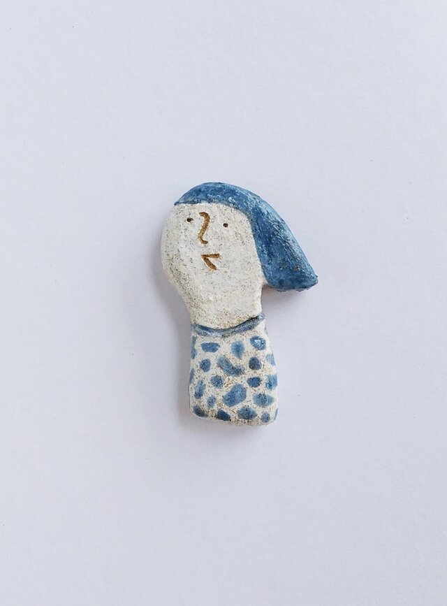 ヒトブローチ(そよぐ)の画像1枚目