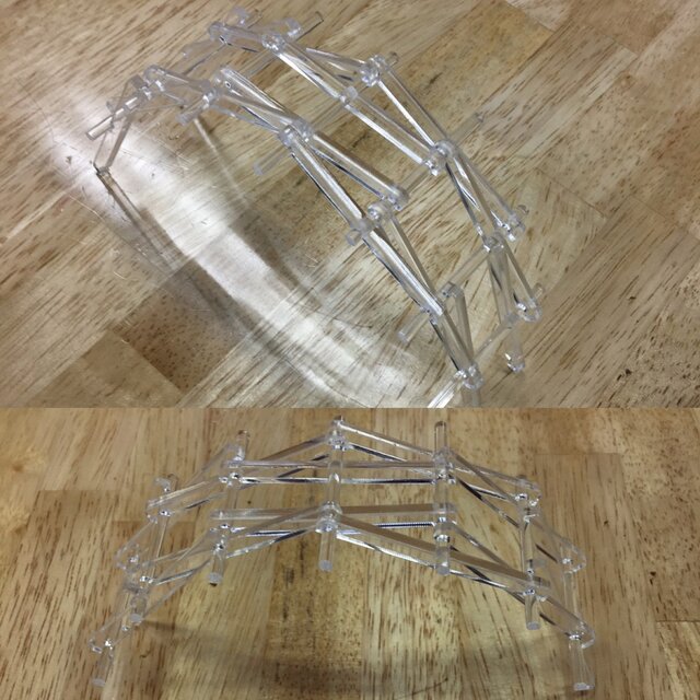 ダヴィンチの橋パズル アクリルの画像1枚目