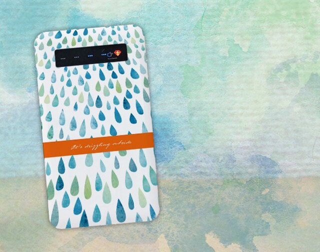 【モバイルバッテリー】梅雨の柔らかい雨 for iPhone&Androidの画像1枚目