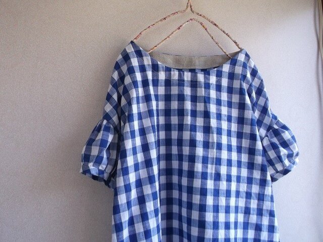 コットンパフ袖ブラウスの画像1枚目