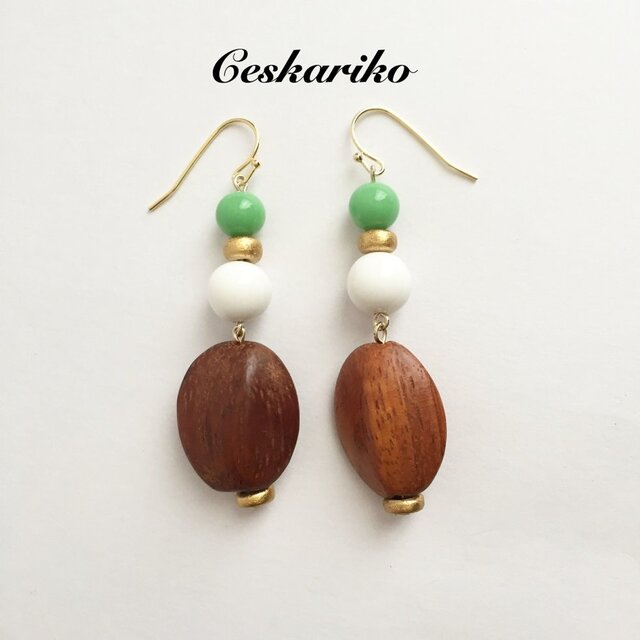 Summer vacation pierce~green~の画像1枚目