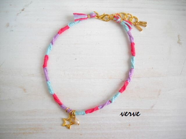 MICANGA ANKLET Sunset Stardustの画像1枚目