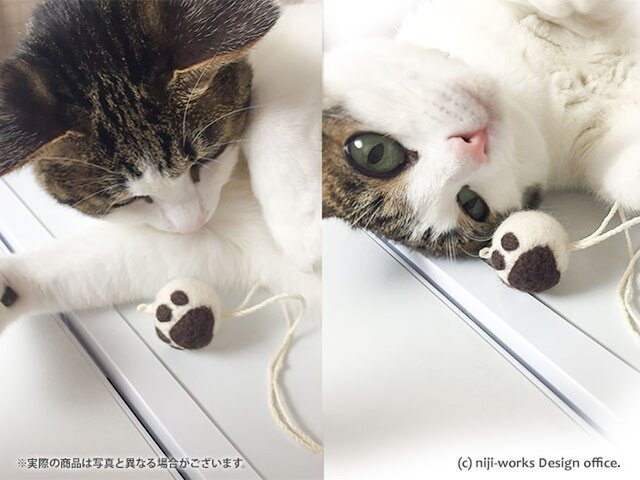 猫戯玉-cat the ball-ひとつぶ 【白玉あずきニクキュー/29ver】の画像1枚目