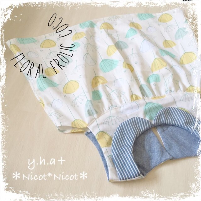 Floral Frolic Coco Tunic*size100~120の画像1枚目