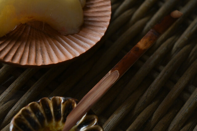 煤竹の菓子切り | 5本セット（箱入り） | iichi 日々の暮らしを