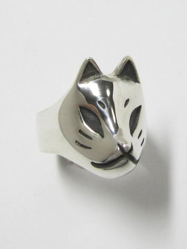 狐面(きつねめん)PINKY RING フリーサイズの画像1枚目