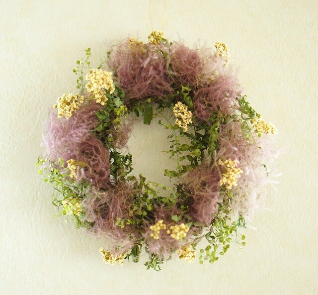 ふんわりwreath redpurpleの画像1枚目