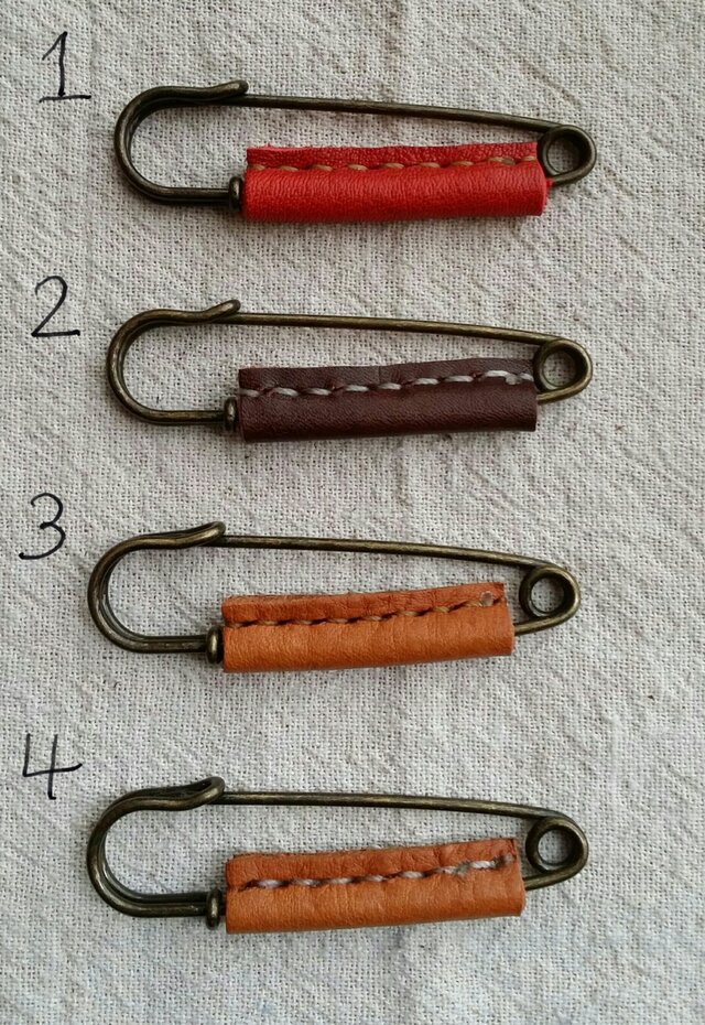 レザー　ストールピン