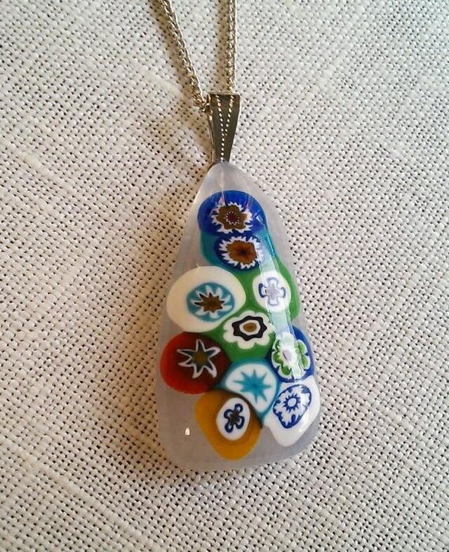 ミルフィオリネックレス