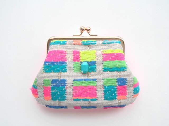 ※オーダー※【角丸S Wallet/A】 "MALHIA KENT"FANCY TWEED / 16-WS002の画像1枚目