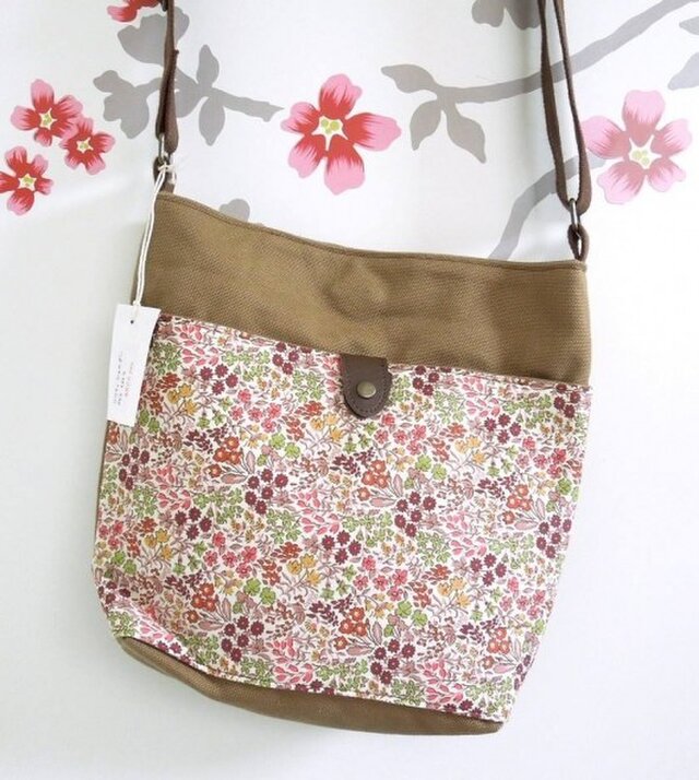 SALE!!リバティ帆布ショルダーバッグ(Cimarron)の画像1枚目