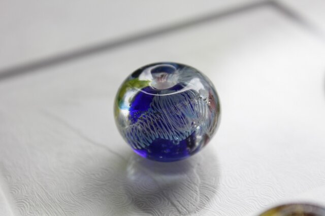 蜻蛉玉 〜流星群(天の川)〜 群青〈R−02〉の画像1枚目