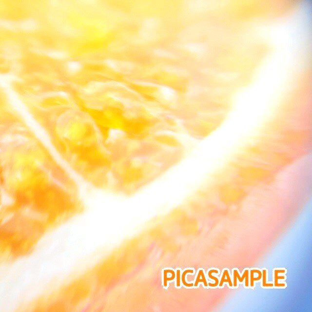 オレンジ（両面細工）小サイズ☆リアルな食品サンプルのフルーツピアス