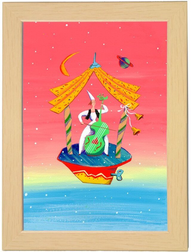 ビオロンチェロ弾き　　AM-GA5-02　　