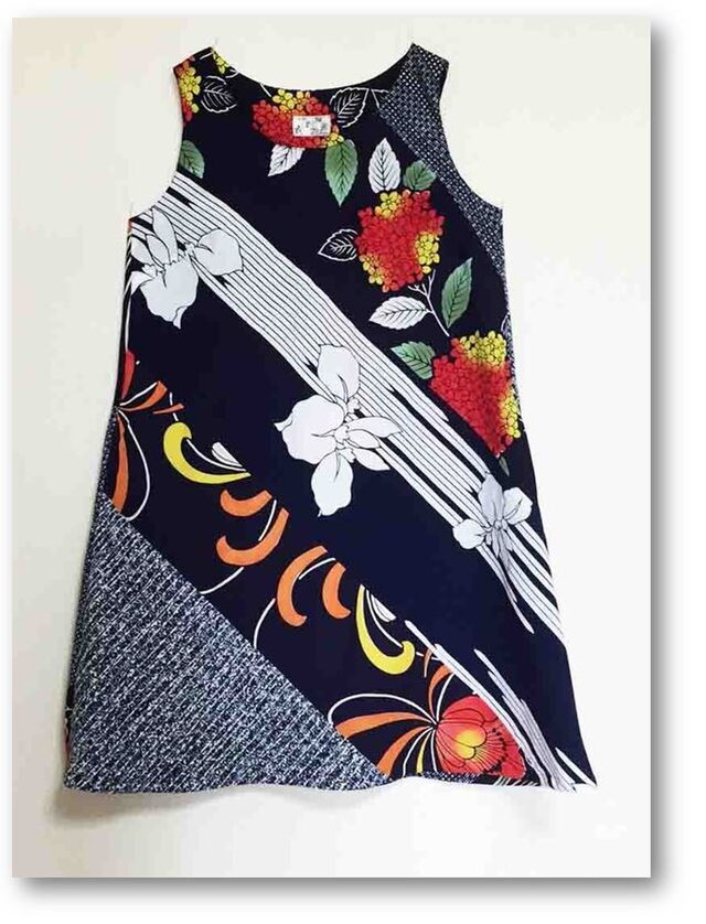 73浴衣クレイジーワンピース(Lサイズ/長め）