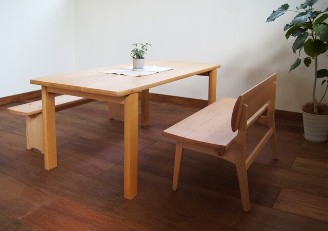 背もたれ付ベンチ | iichi 日々の暮らしを心地よくするハンドメイドや