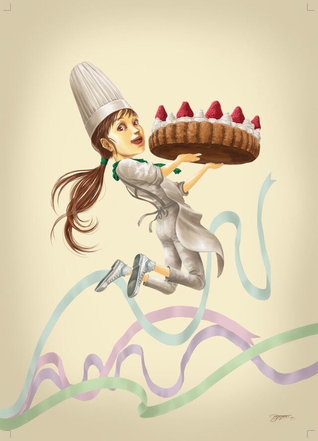 イラストカード【Happy Birthday】の画像1枚目