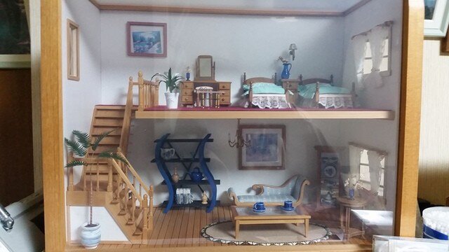 ドールハウス/ミニチュア/ハンドメイド② ドールハウス2 | iichi 日々の暮らしを心地よくするハンドメイドや