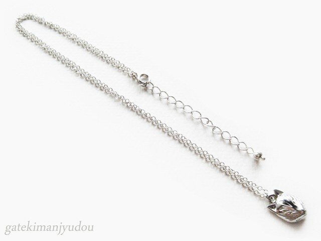 狐面 ネックレス サイズ変更可 Iichi ハンドメイド クラフト作品 手仕事品の通販