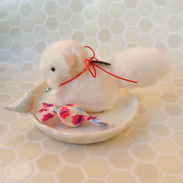 再販】ちいさなぬいぐるみ 白狐和風 | iichi 日々の暮らしを心地よく