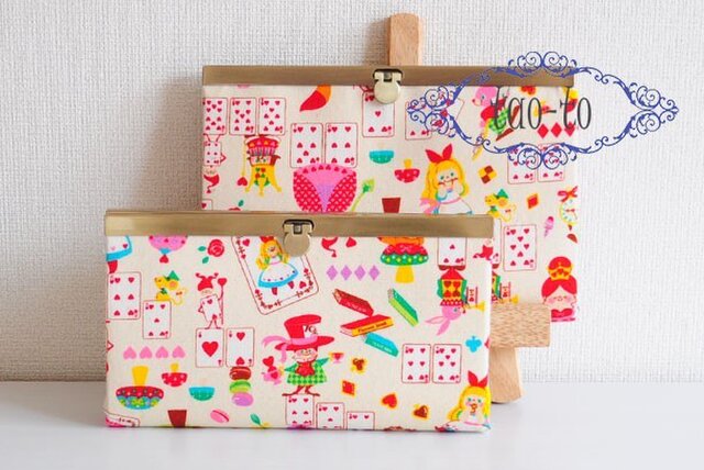 長財布とマルチケースのセット◇メルヘンアリス White◇ | iichi 日々