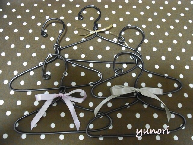 ◆再販◆ワンコ服ハンガー5本セット#1の画像1枚目
