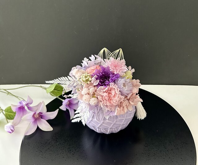 プリザーブドフラワー アレンジ ご注文 受付中 てまり プリザーブドフラワーアレンジ「受注制作」 | iichi 日々の