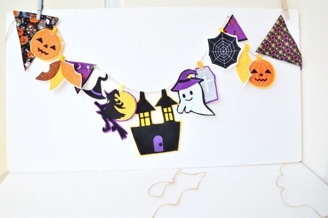 超早割★送料無料スペシャルバージョン・Bigサイズハロウィンガーランドの画像1枚目