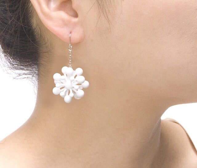 ポンパmini・ピアス | iichi 日々の暮らしを心地よくするハンドメイド 