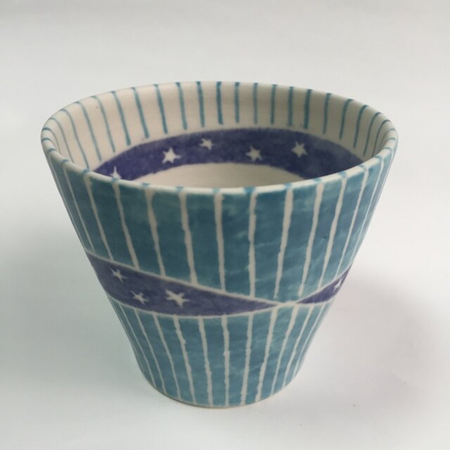 流星の蕎麦猪口