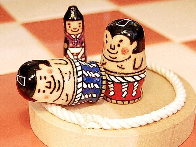 ドスコイ○大相撲○横綱と立行司○こけし | iichi 日々の暮らし