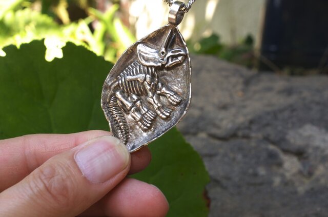 激レア シェアスピリット 全身骸骨ネックレス 三連 share spirit 激