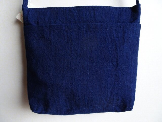 手織り久留米絣：6枚パッチワークのショルダーバッグ（B-30） | iichi