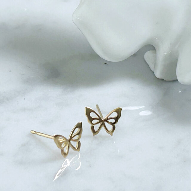 受注生産：ulysses-petit K18 ピアス1pc 【FP128】