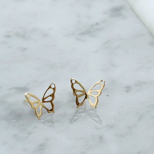 受注生産：ulysses K18 ピアス1pc 【FP126】