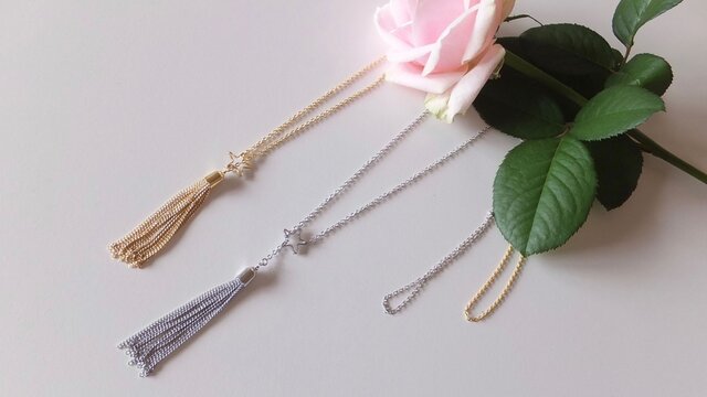 shootinng star☆彡long necklaceの画像1枚目