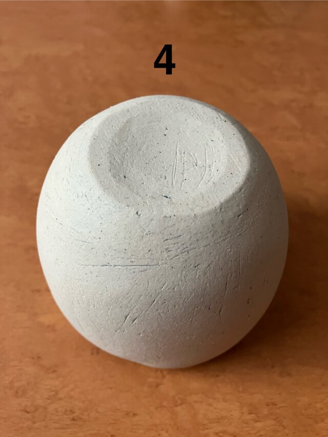 陶器 育てるウツワ 揺ら フリーカップ 白 顔料青 地シリーズ | iichi