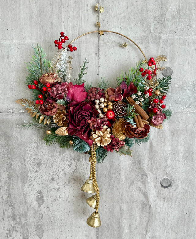 Dahlia Bell wreath