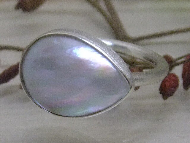南洋ブリスターパール*925ringの画像1枚目