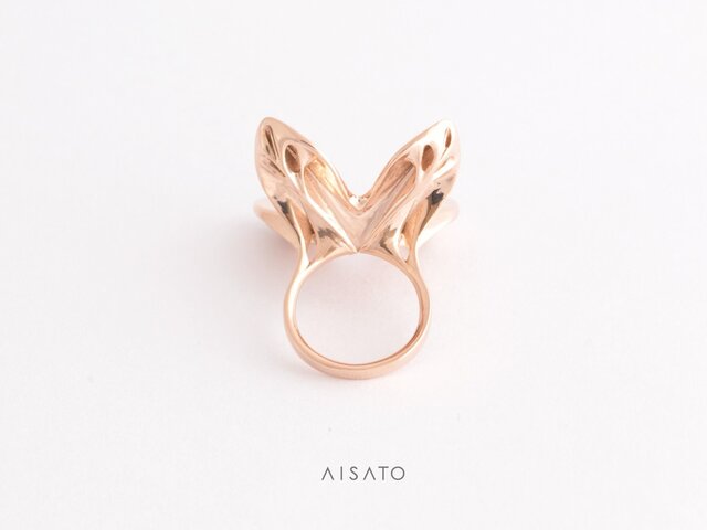 Helix Ring pinkgold へリックスリング ピンクゴールド | iichi 日々の