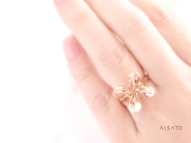 Helix Ring mini Pinkgold へリックスリング ミニ ピンクゴールド