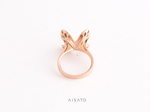 Helix Ring mini Pinkgold へリックスリング ミニ ピンクゴールド | iichi  日々の暮らしを心地よくするハンドメイドやアンティークのマーケットプレイス